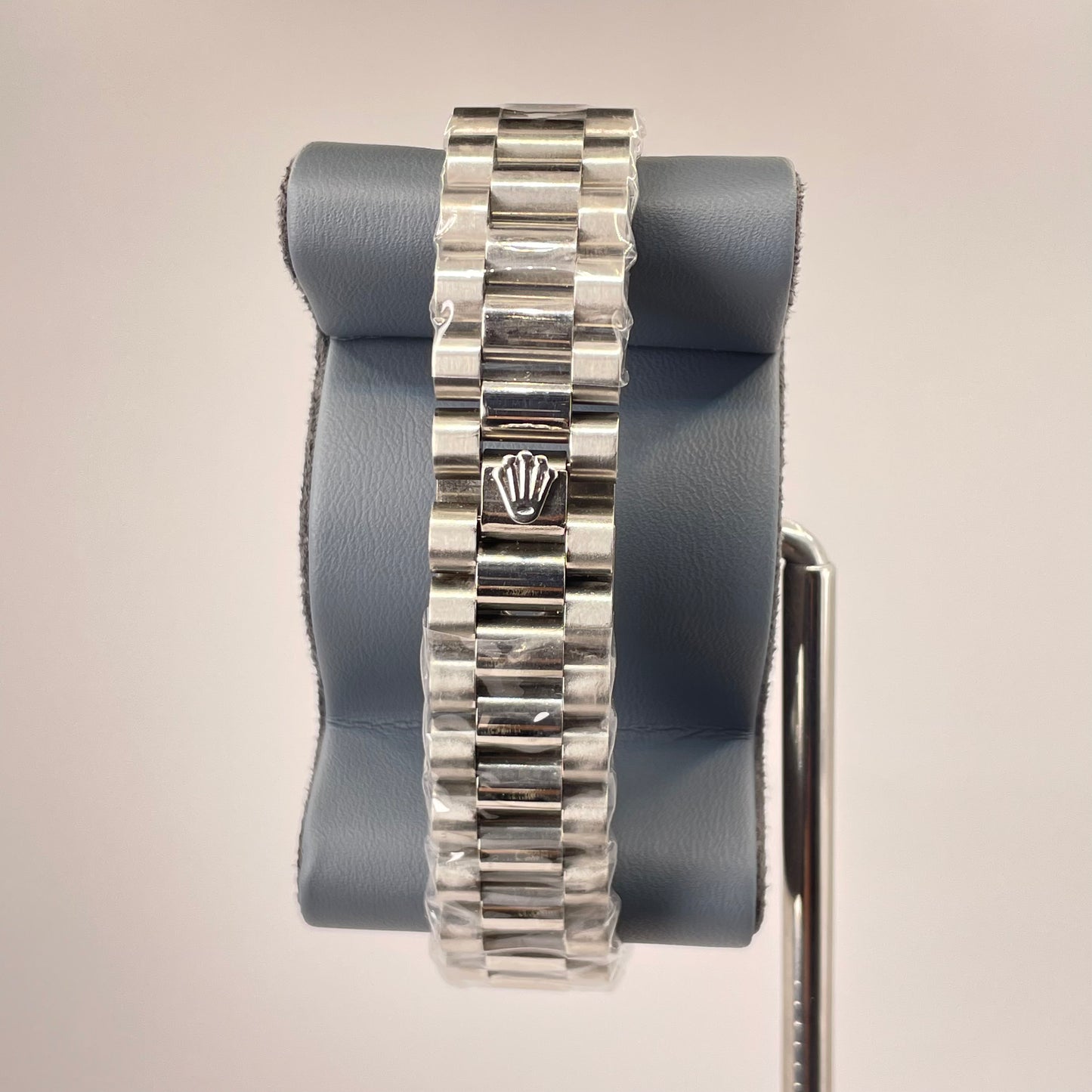 RLX MG 40MM - Silver Oyster Chain - Fluted Bezel Silver - Black
