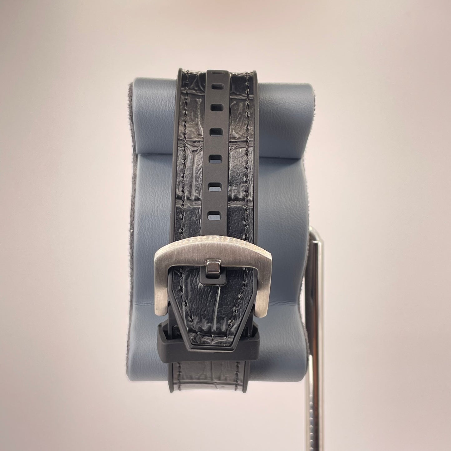 Denvosi Diamond Royale - Crocodile Pattern Strap - Midnight Ice Edition