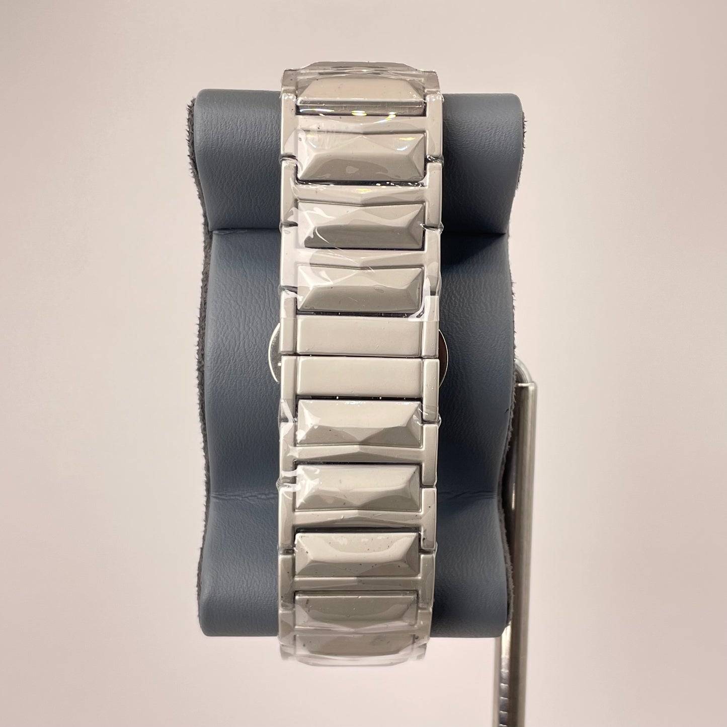 Hublot Premium Quartz - Silver Diamond Cut Chain - Titanium Grey Edition