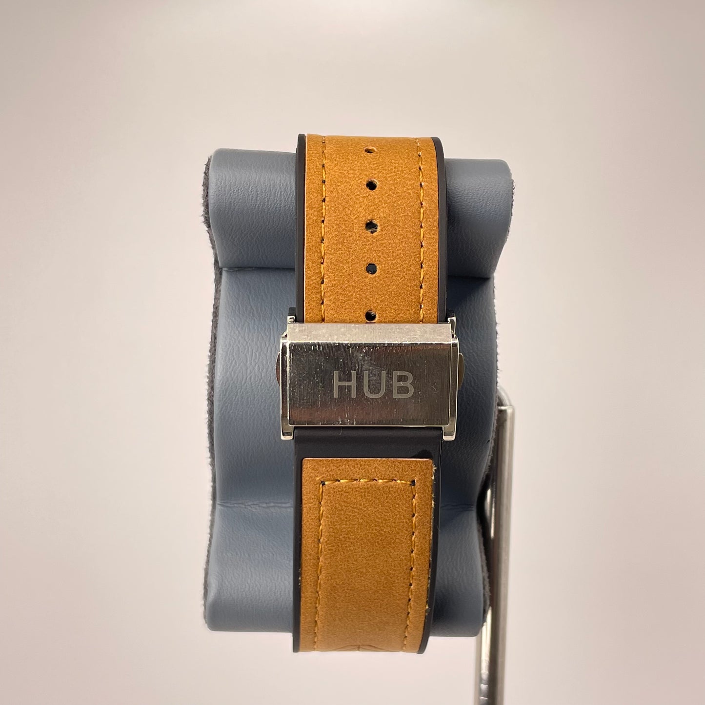 Hublot Fusion Analog - Textured Leather Strap - Amber Gold Edition