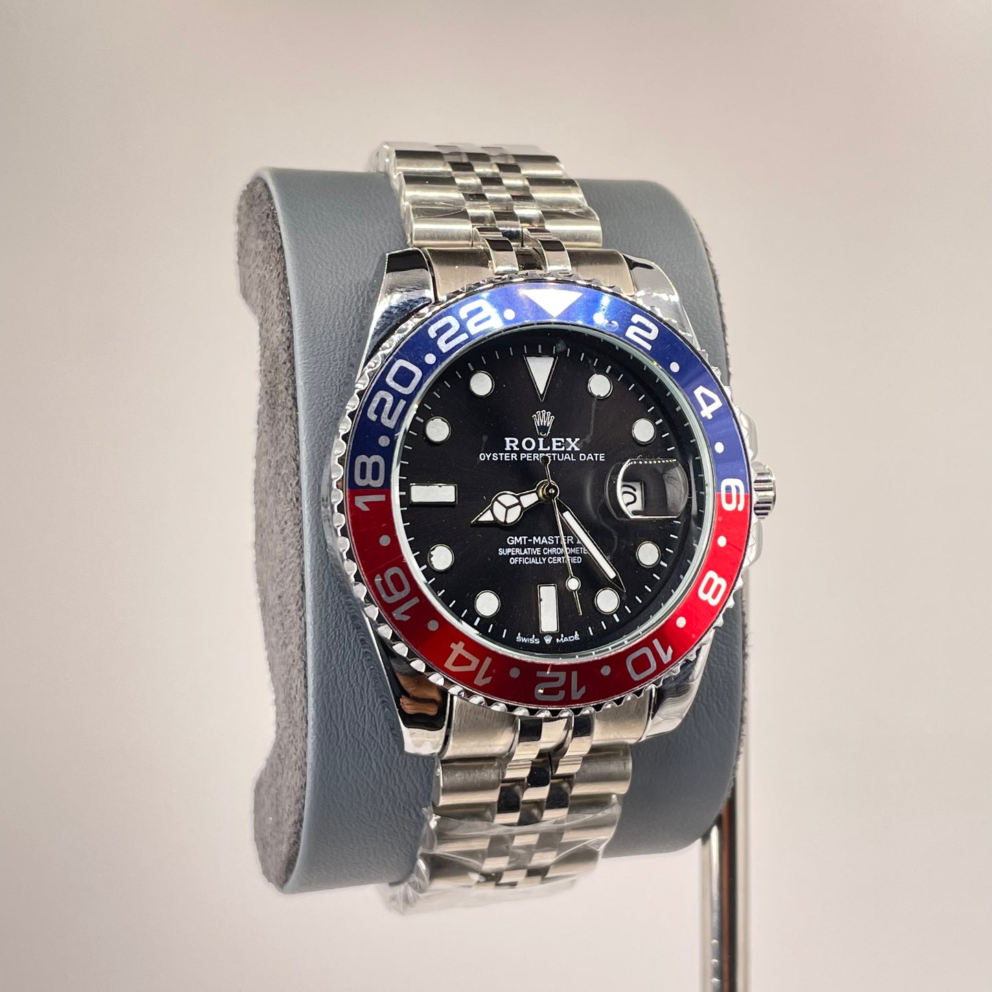RLX GMT Master - Stainless Jubilee Chain - 40MM - Pepsi