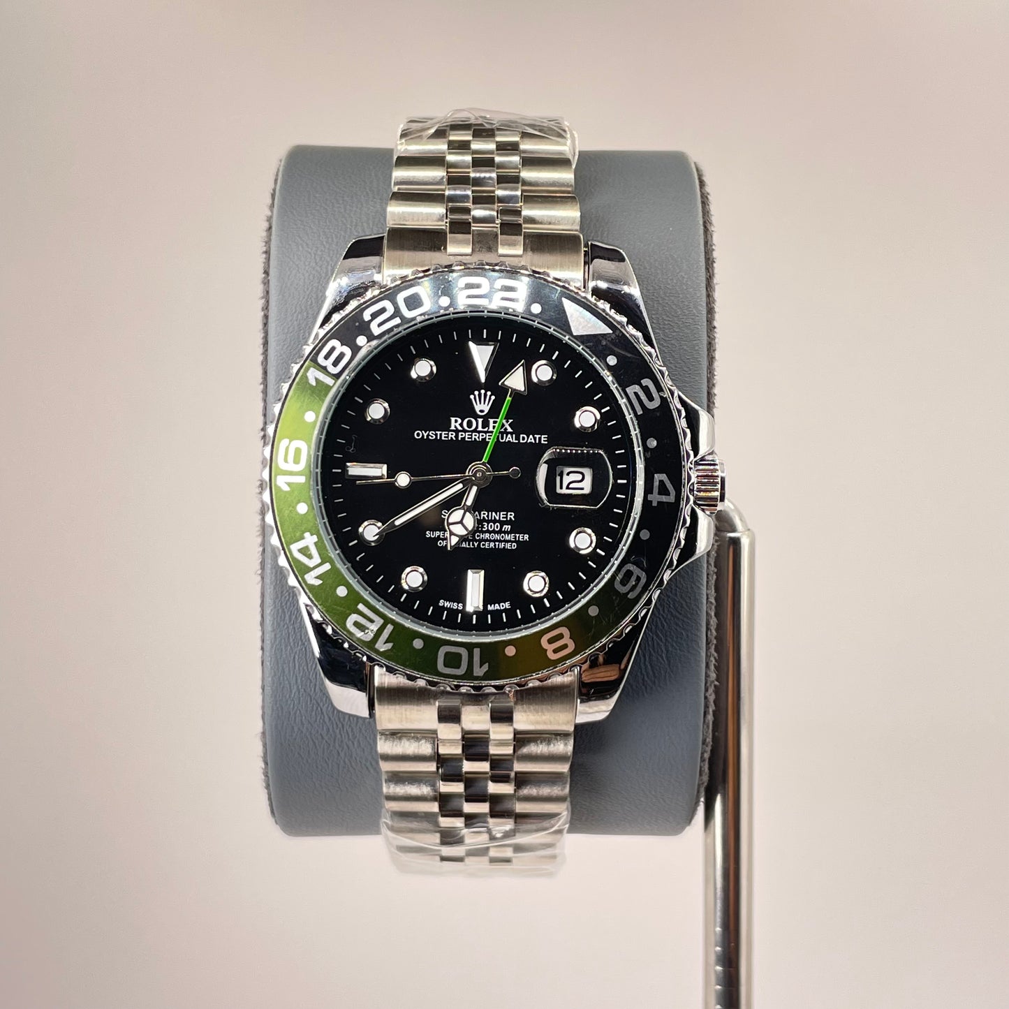 RLX GMT Master - Stainless Jubilee Chain - 40MM - Sprite