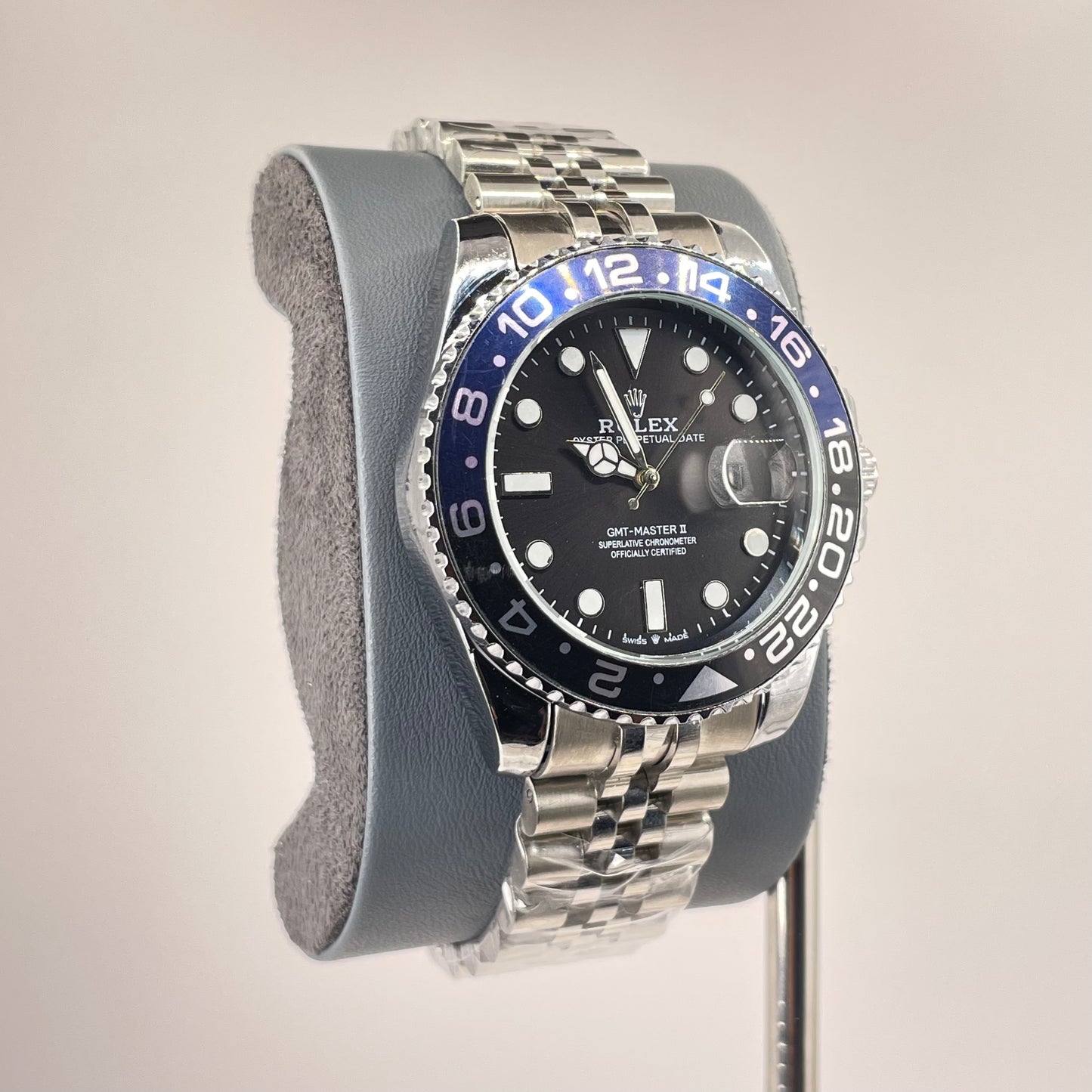 RLX GMT Master - Stainless Jubilee Chain - 40MM - Batman