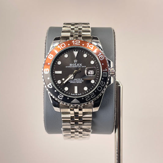 RLX GMT Master - Stainless Jubilee Chain - 40MM - Root Beer