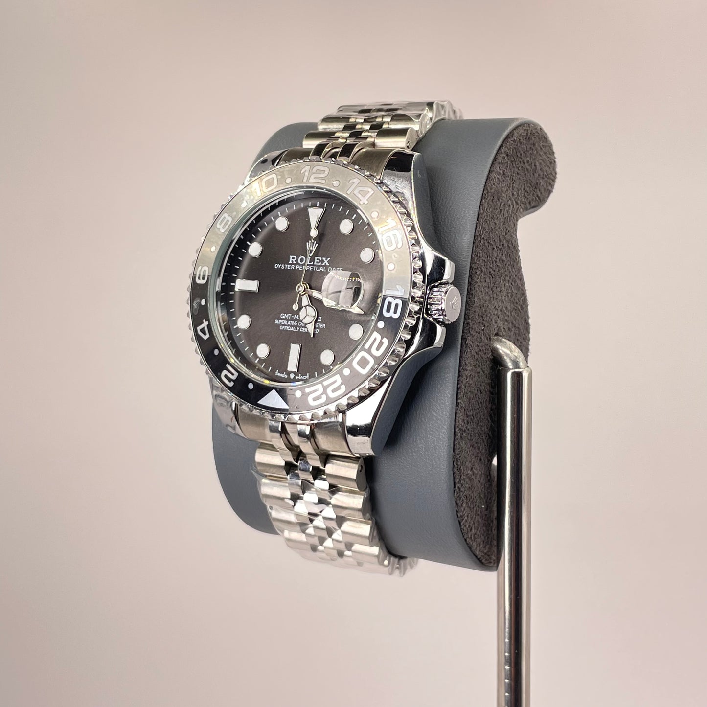 RLX GMT Master - Stainless Jubilee Chain - 40MM - Ghost