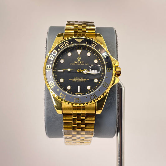 RLX GMT Master - Stainless Jubilee Chain - 40MM - Yellow Gold