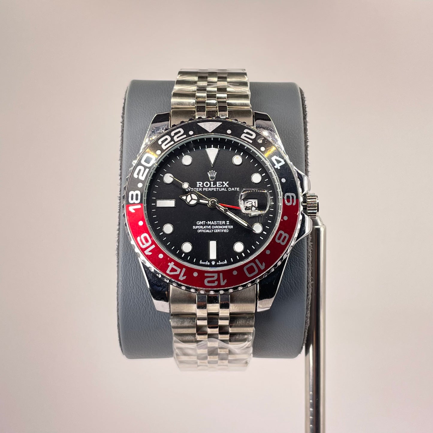 RLX GMT Master - Stainless Jubilee Chain - 40MM - Coke