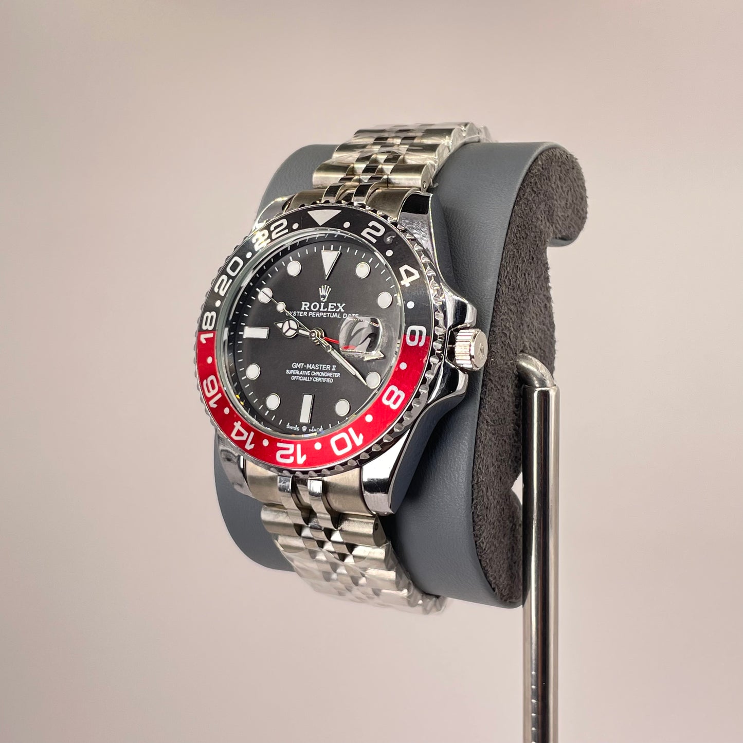 RLX GMT Master - Stainless Jubilee Chain - 40MM - Coke