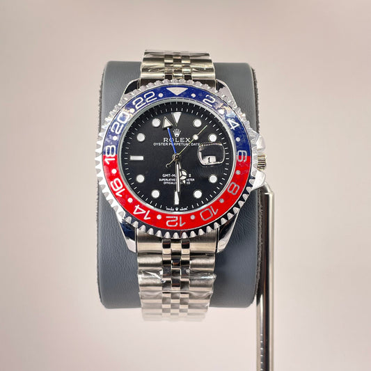 RLX GMT Semi Automatic - 40MM Stainless Jubilee Chain - Pepsi Edition