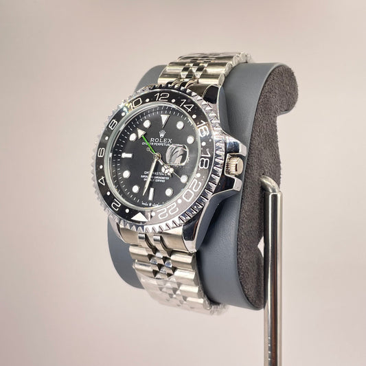 RLX GMT Semi Automatic - 40MM Stainless Jubilee Chain - Sprite Shadow Edition