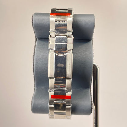 RLX GMT Explorer II - Oyster Stainless Steel chain - Platinum Ice Edition