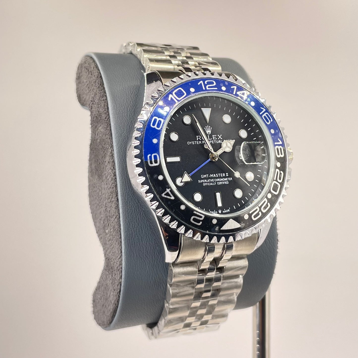 RLX GMT Semi Automatic - 40MM Stainless Jubilee Chain - Ocean Batman Edition