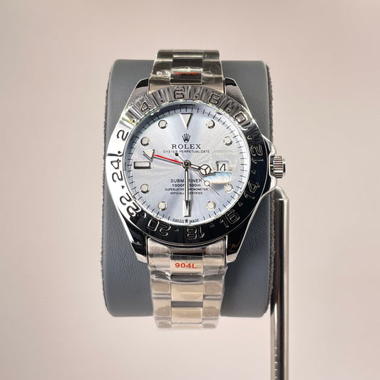 RLX GMT Explorer II - Oyster Stainless Steel chain - Polar Ice Edition