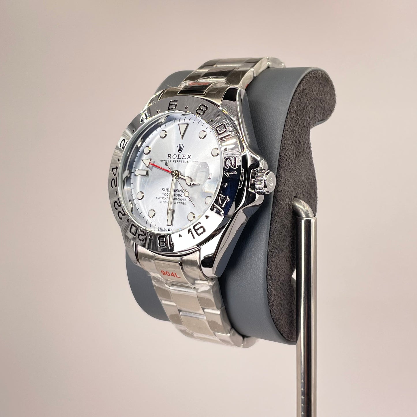 RLX GMT Explorer II - Oyster Stainless Steel chain - Polar Ice Edition