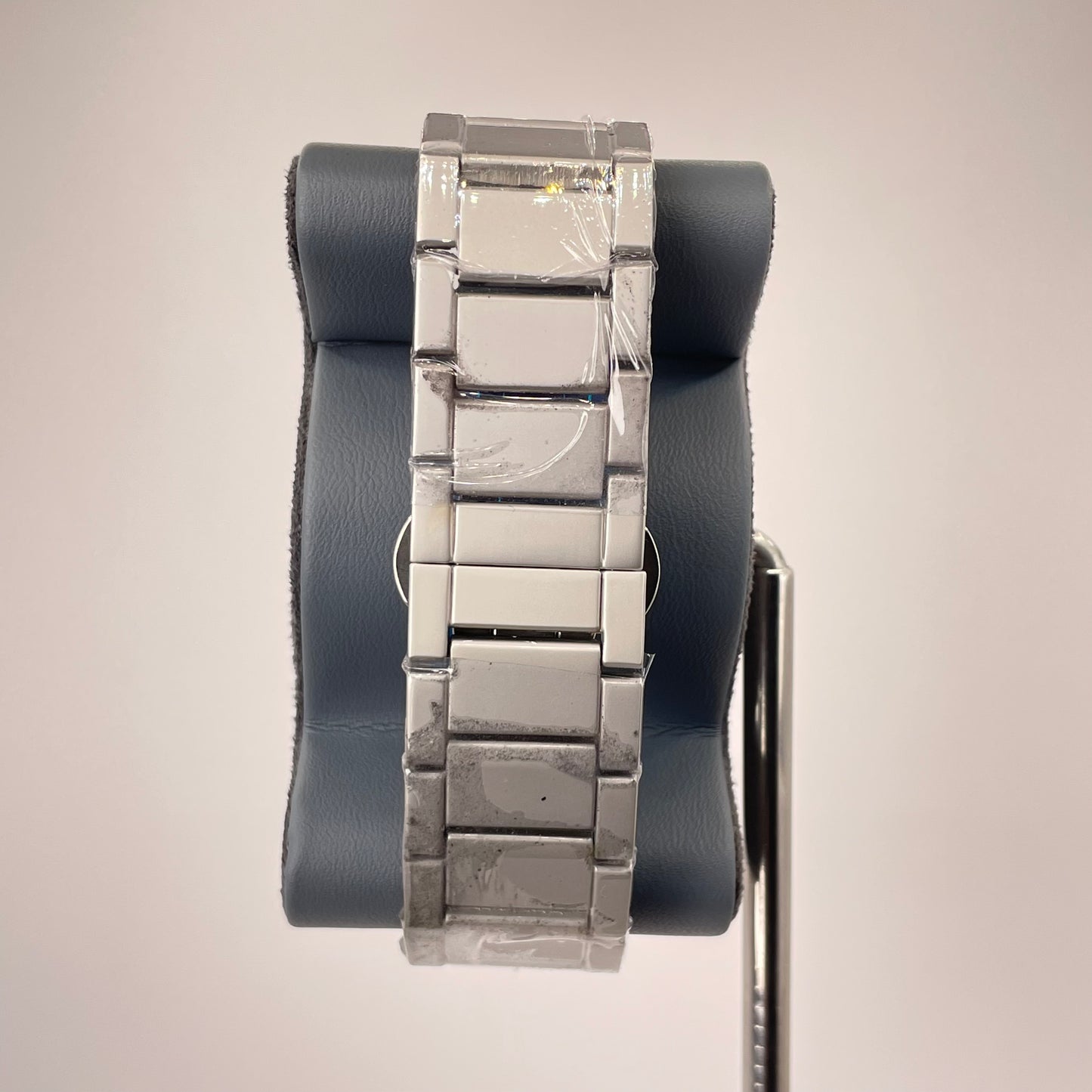 Hublot Santos Inspired Skeleton Chronograph - Integrated Stainless Steel Chain - Graphite Ice Edition