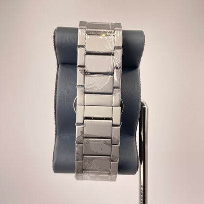 Hublot Santos Inspired Skeleton Chronograph - Integrated Stainless Steel Chain - Graphite Ice Edition