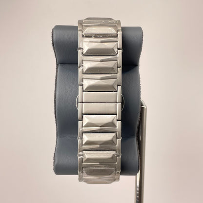 Hublot Premium Chronograph - Silver Diamond Cut Chain - Gunmetal Grey Edition