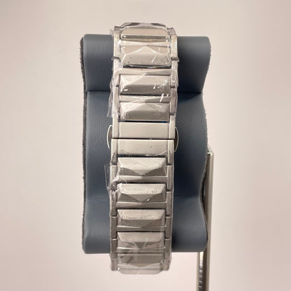 Hublot Premium Skeleton - Silver Diamond Cut Chain -  Ocean Blue Edition