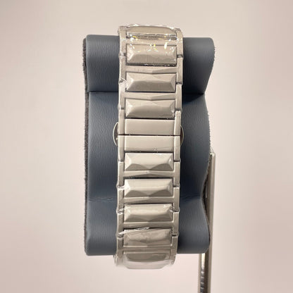 Hublot Premium Quartz - Silver Diamond Cut Chain - Forest Green Edition
