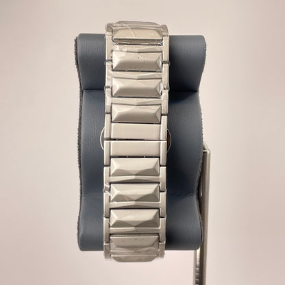 Hublot Premium Quartz - Silver Diamond Cut Chain - Royal Blue Edition