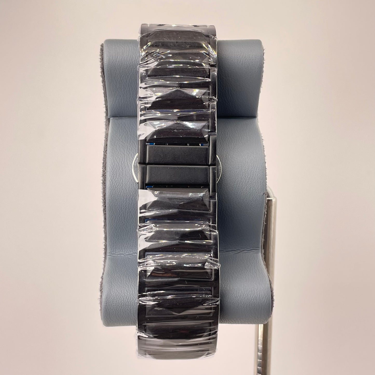 Hublot Premium Skeleton - Black Diamond Cut Chain -  Pure Matte Black Edition