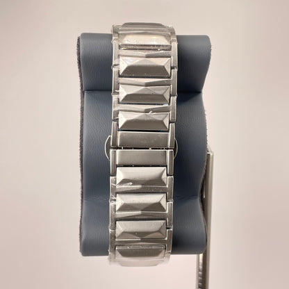 Hublot Premium Quartz - Silver Diamond Cut Chain - Champagne Rose Gold Edition