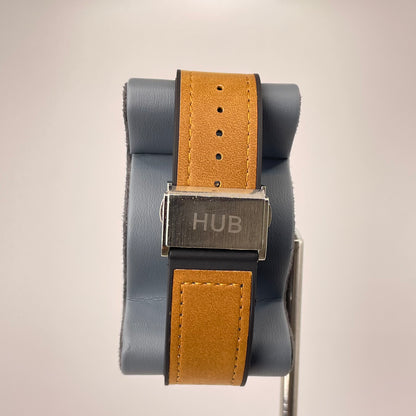 Hublot Fusion Analog - Textured Leather Strap - Rose Gold Sunset Edition