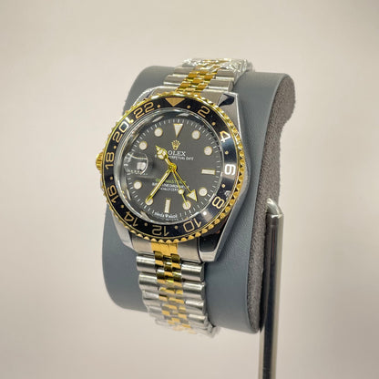 RLX GMT Semi Automatic - 40MM Stainless Jubilee Chain - Gold Edition