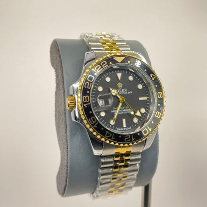 RLX GMT Semi Automatic - 40MM Stainless Jubilee Chain - Gold Edition