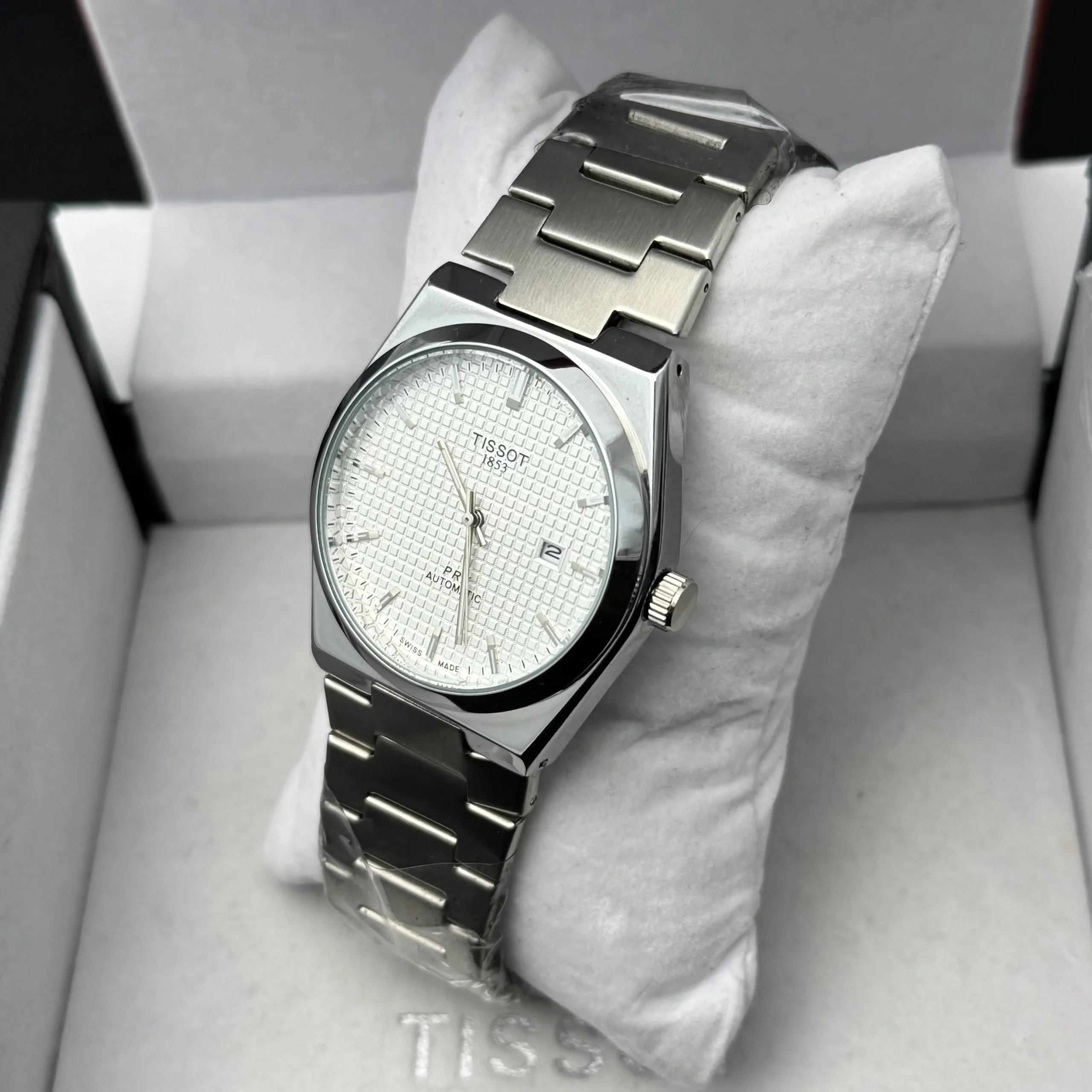Tissot PRX Semi Automatic - Ice White Waffle