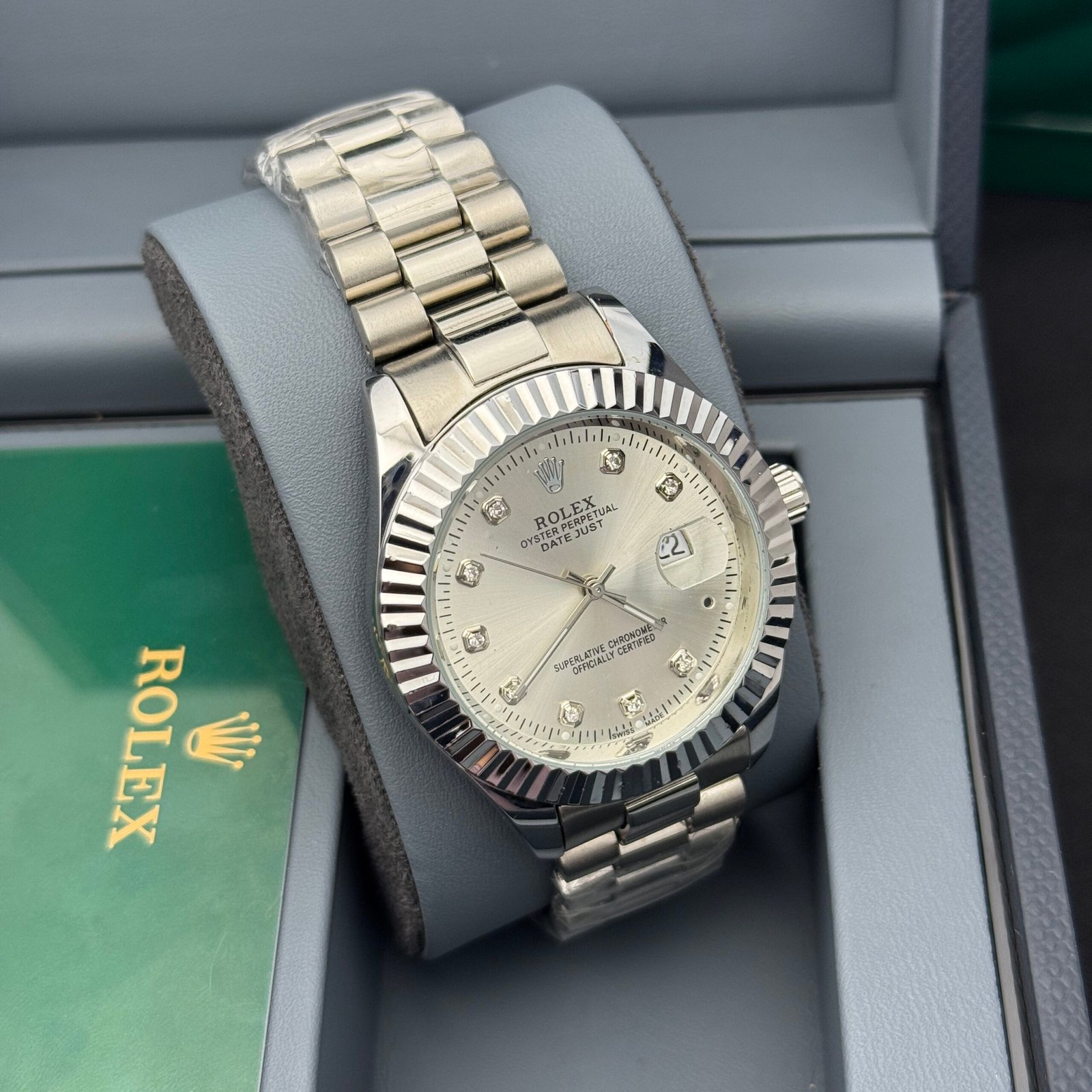 RLX MG - Fluted Bezel Silver - Silver