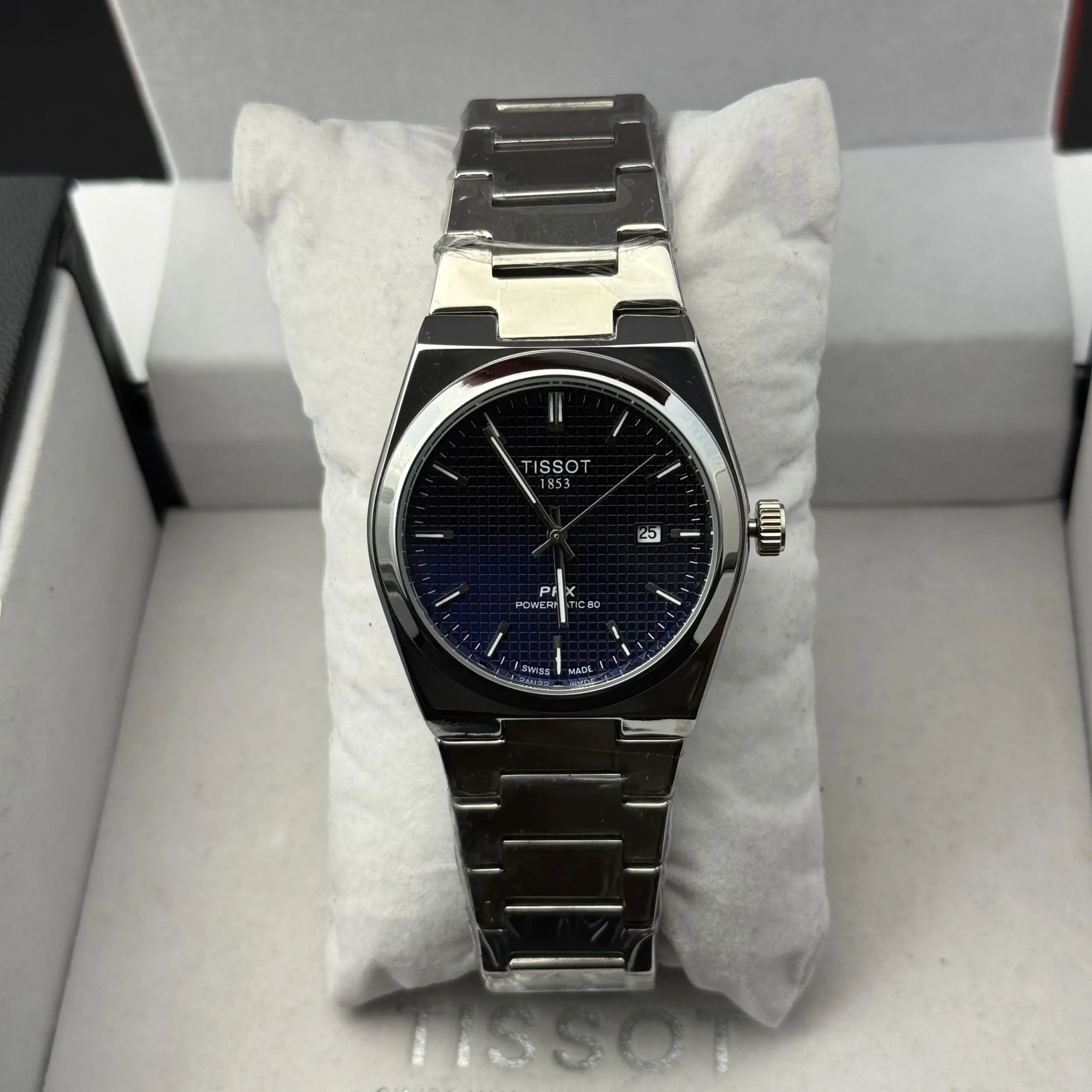 Tissot PRX Semi Automatic - Midnight Blue Waffle