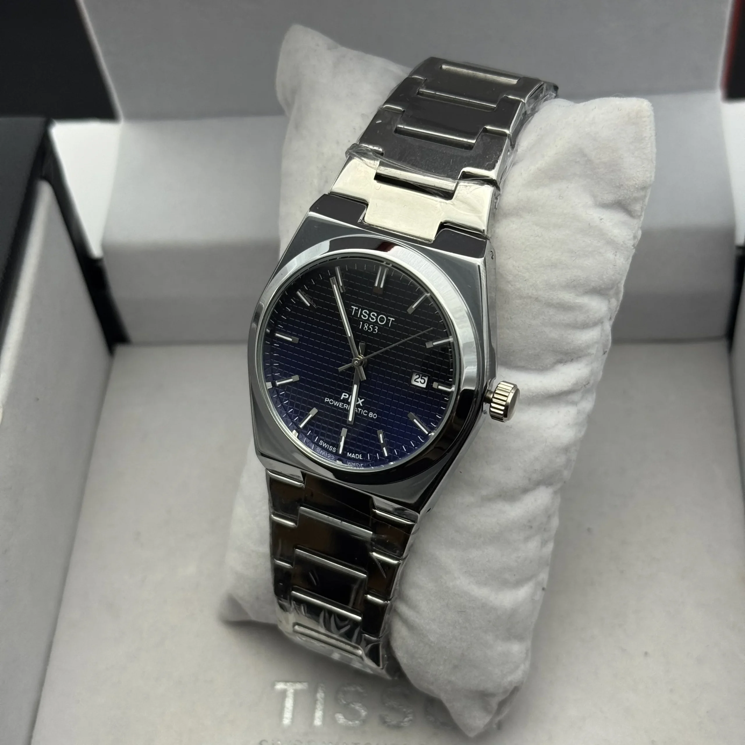 Tissot PRX Semi Automatic - Midnight Blue Waffle