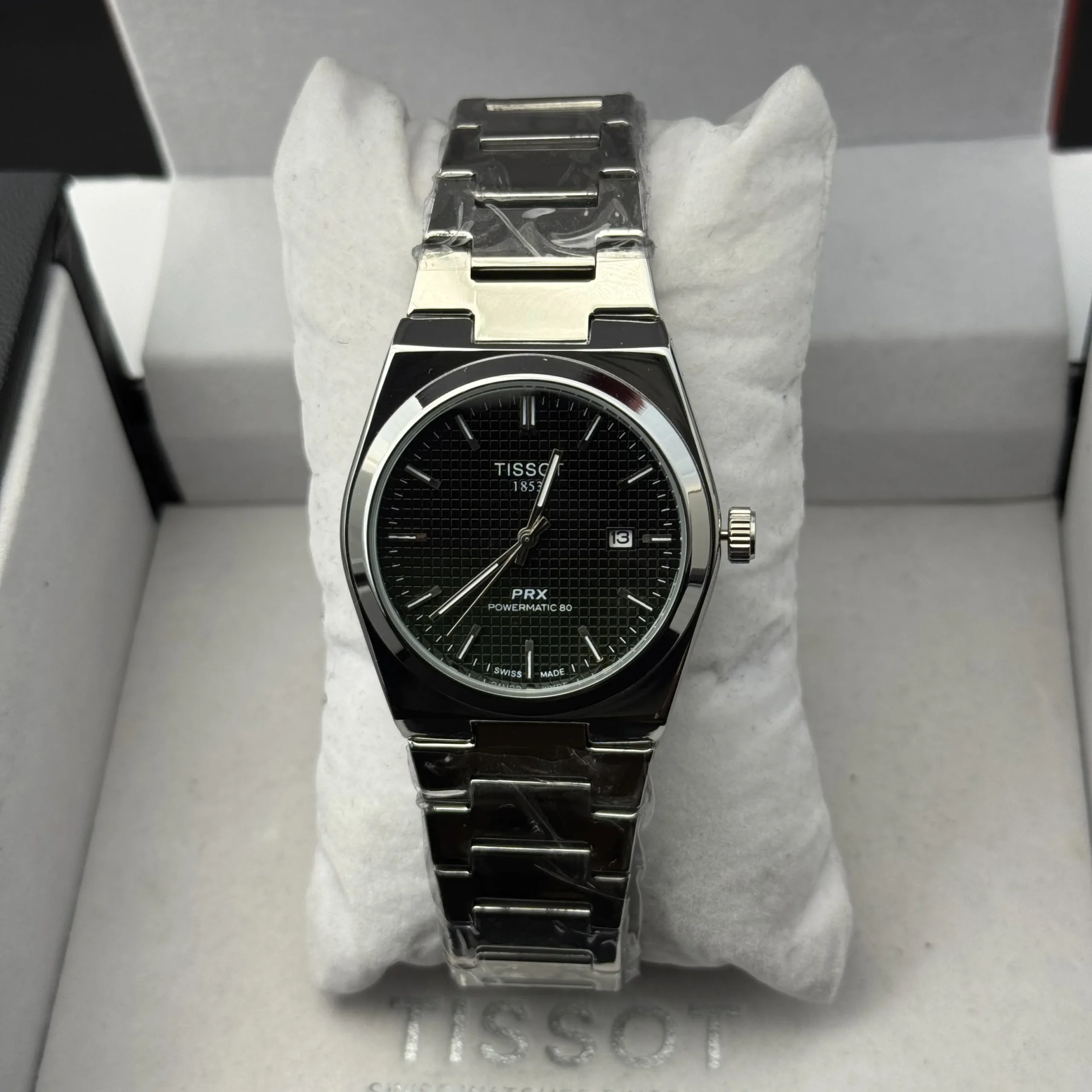 Tissot PRX Semi Automatic – Deep Green Waffle