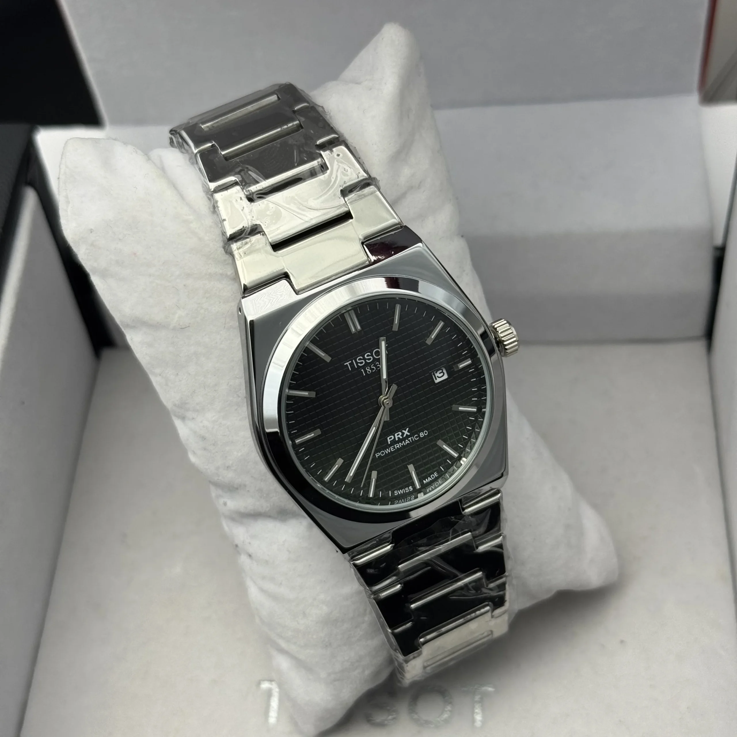 Tissot PRX Semi Automatic - Deep Green Waffle