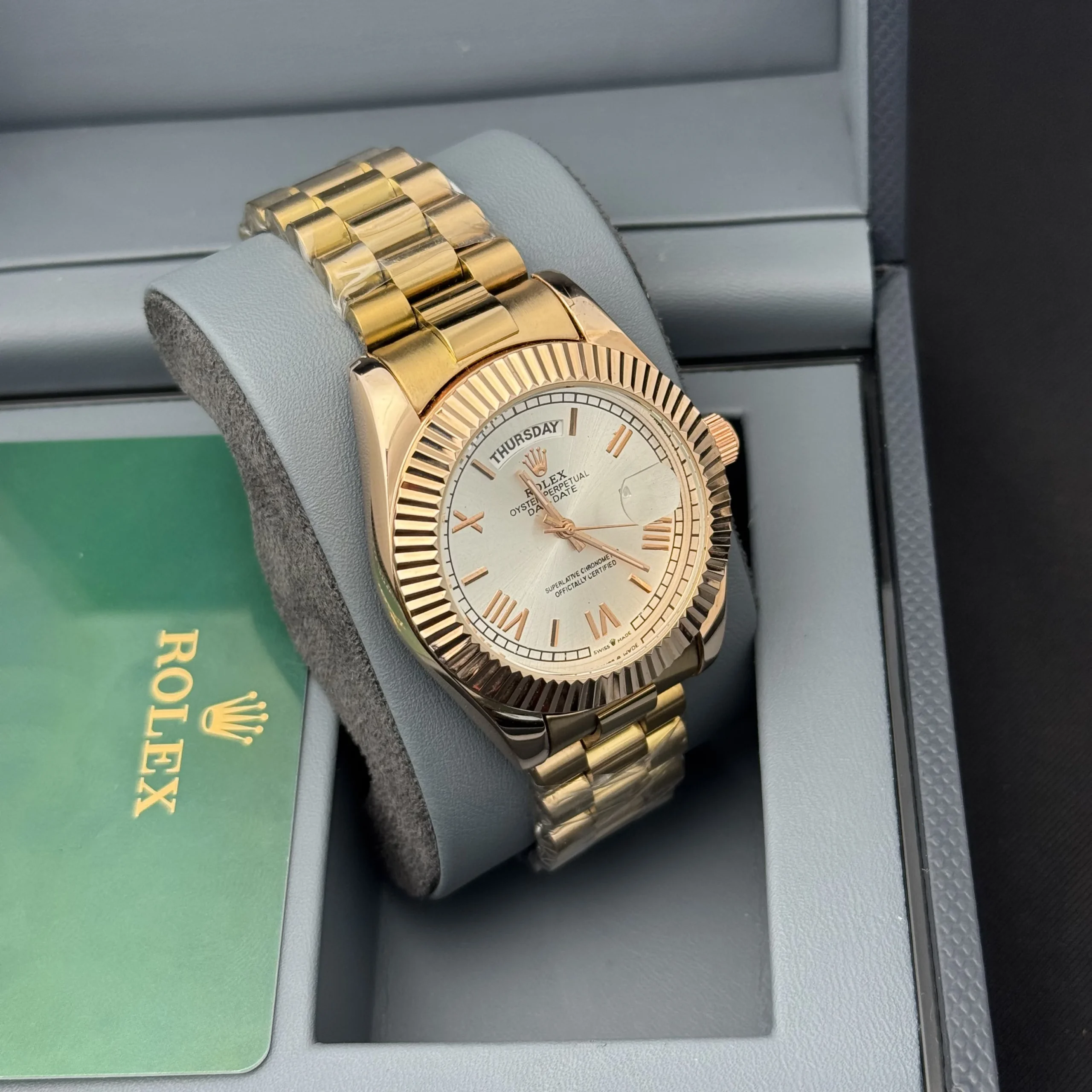 RLX Day-Date Gold - Champagne