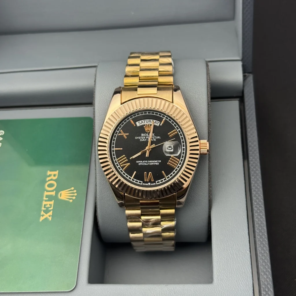 RLX Day-Date Gold – Black