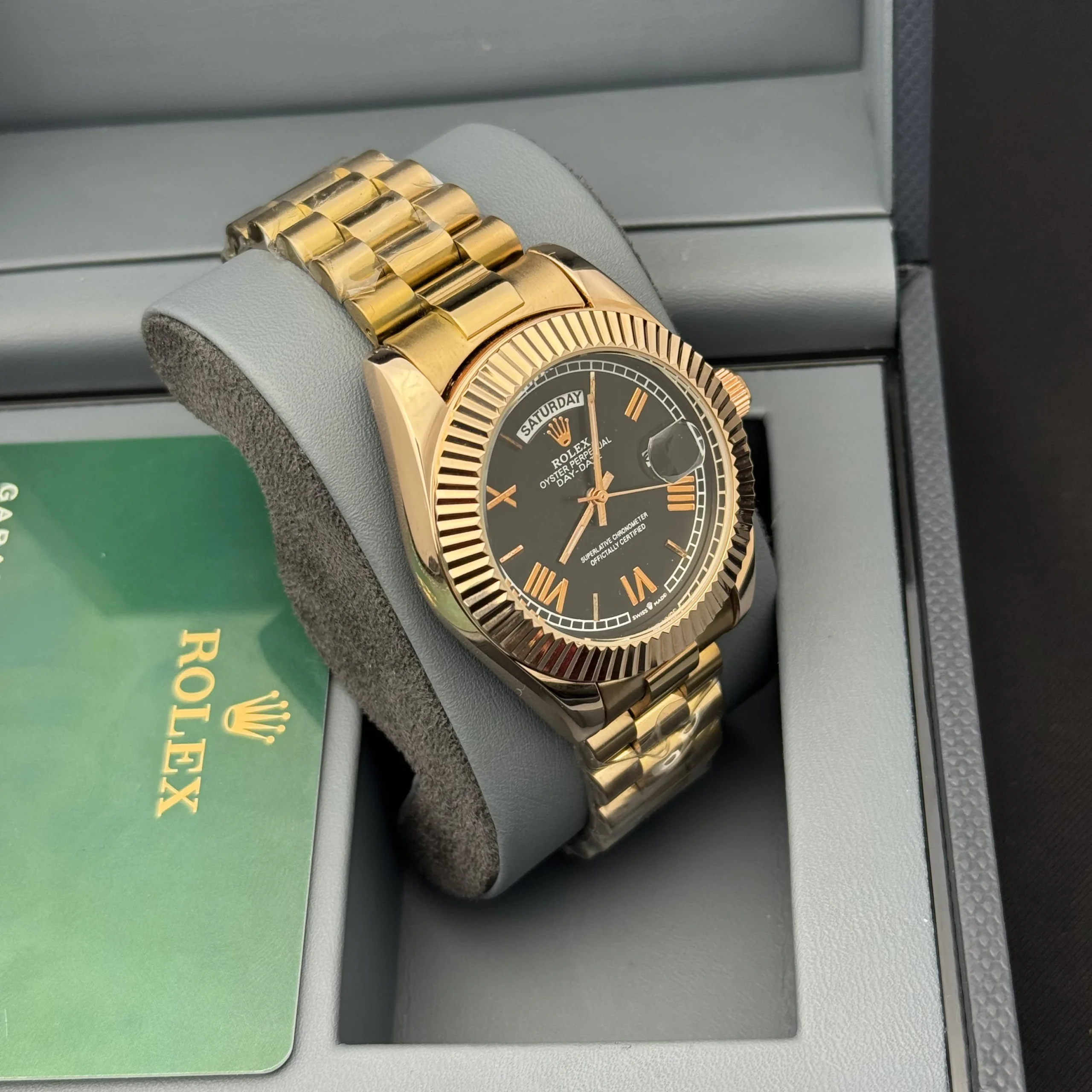 RLX Day-Date Gold - Black